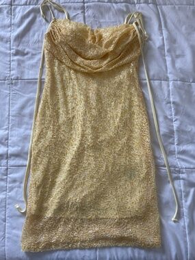 Windsor - Deidra Sleeveless Beaded Bodycon Mini Dress